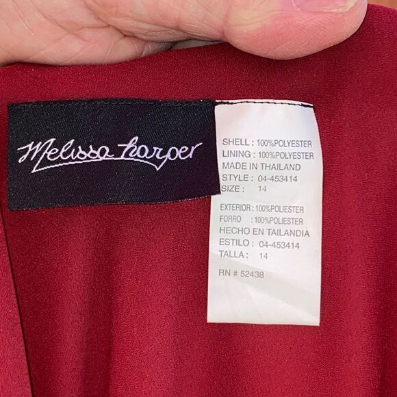 Ladies sleeveless dress size 14 by Melissa Harper - Picture 4 of 5